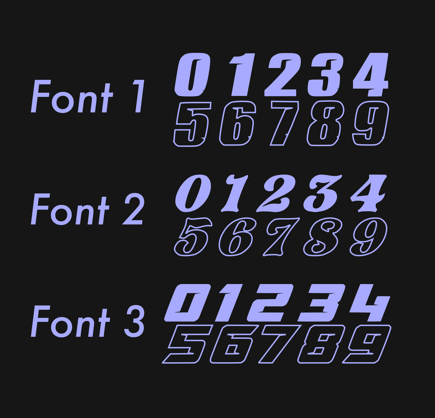 Custom Tuttio Number Plate Decal (COLLECTIVE)