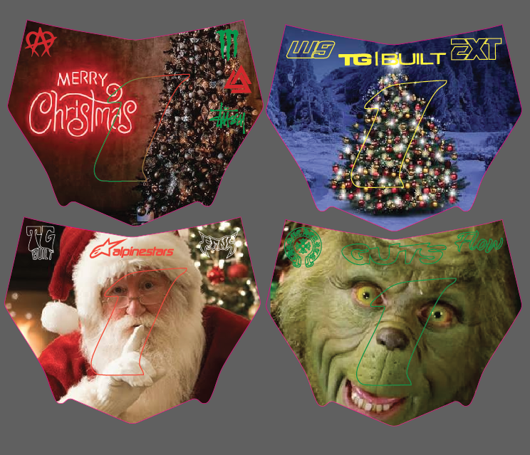 Christmas Limited Custom Decals/Pre-design