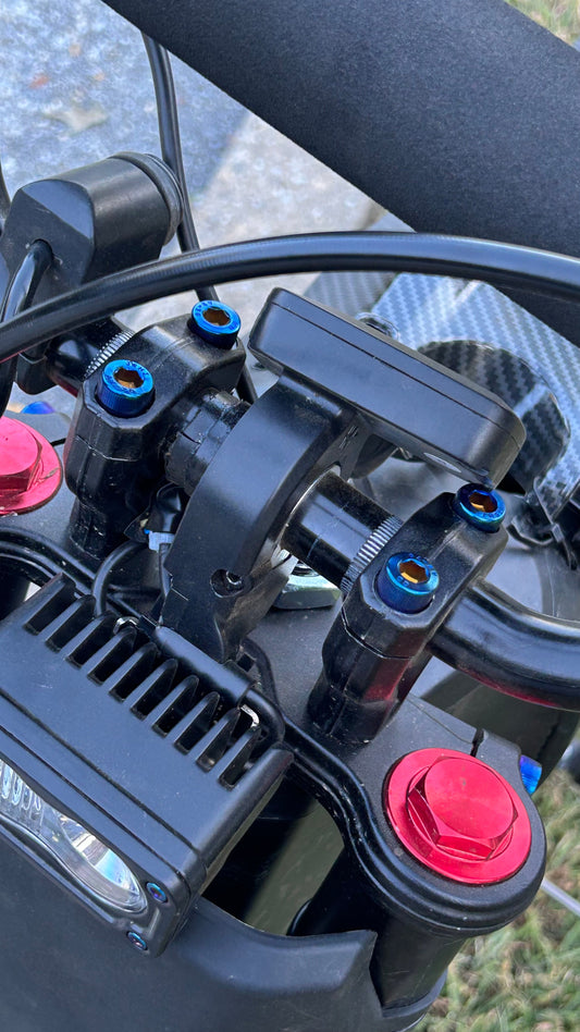 Tuttio titanium coated stem bolts