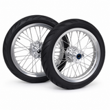 Ultra Bee Supermoto Wheelset (17in) Chrome/Black