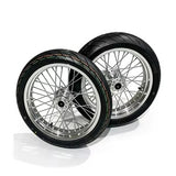 Ultra Bee Supermoto Wheelset (17in) Chrome/Black