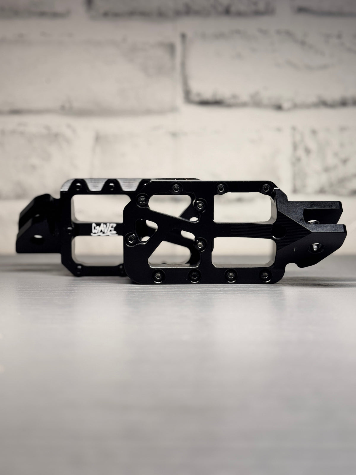 BLACK WAVE WIDE PEGS BACK ORDER