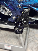 BLACK WAVE WIDE PEGS BACK ORDER