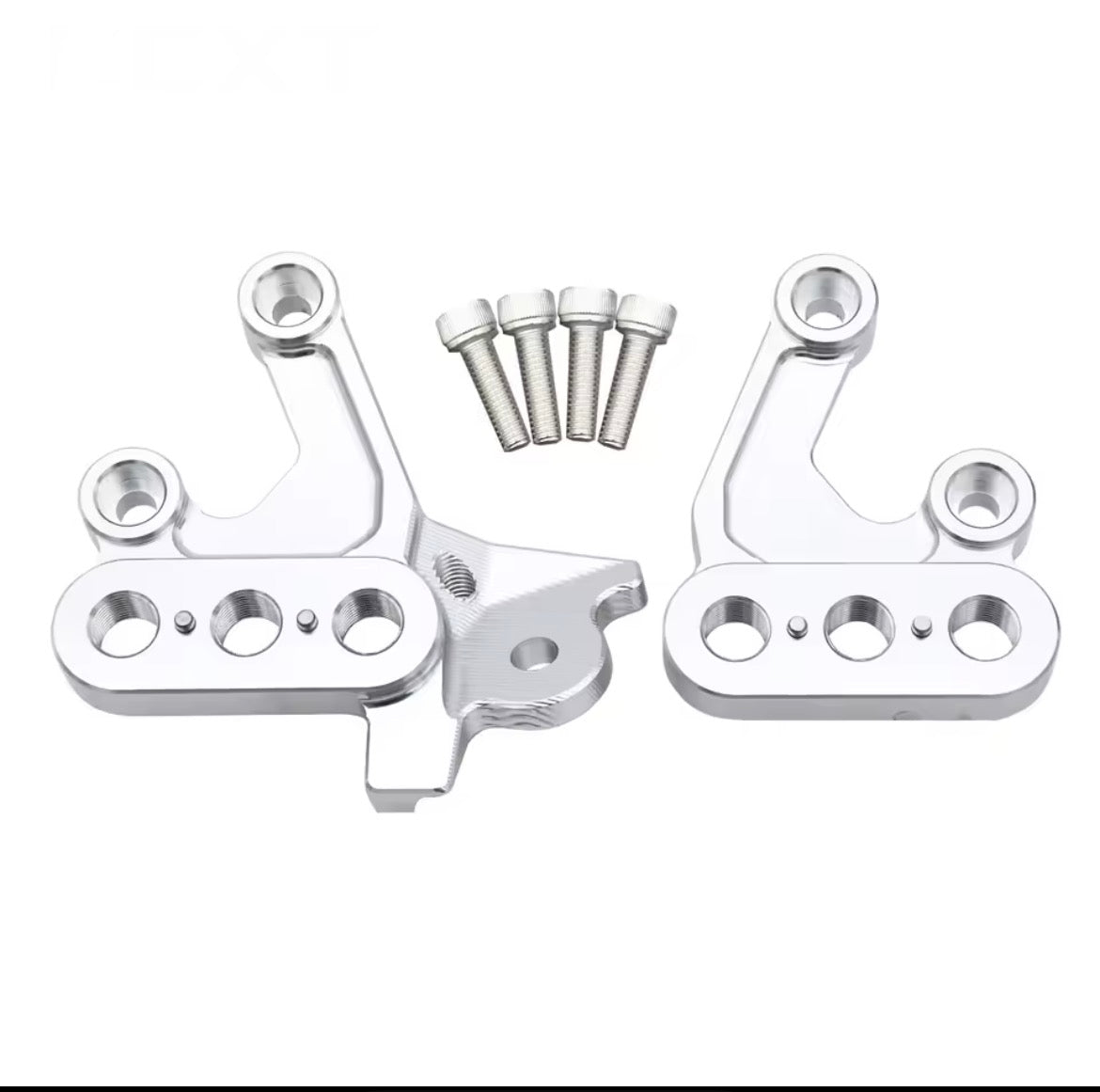 Chrome Peg Mounts + Peg Bracket