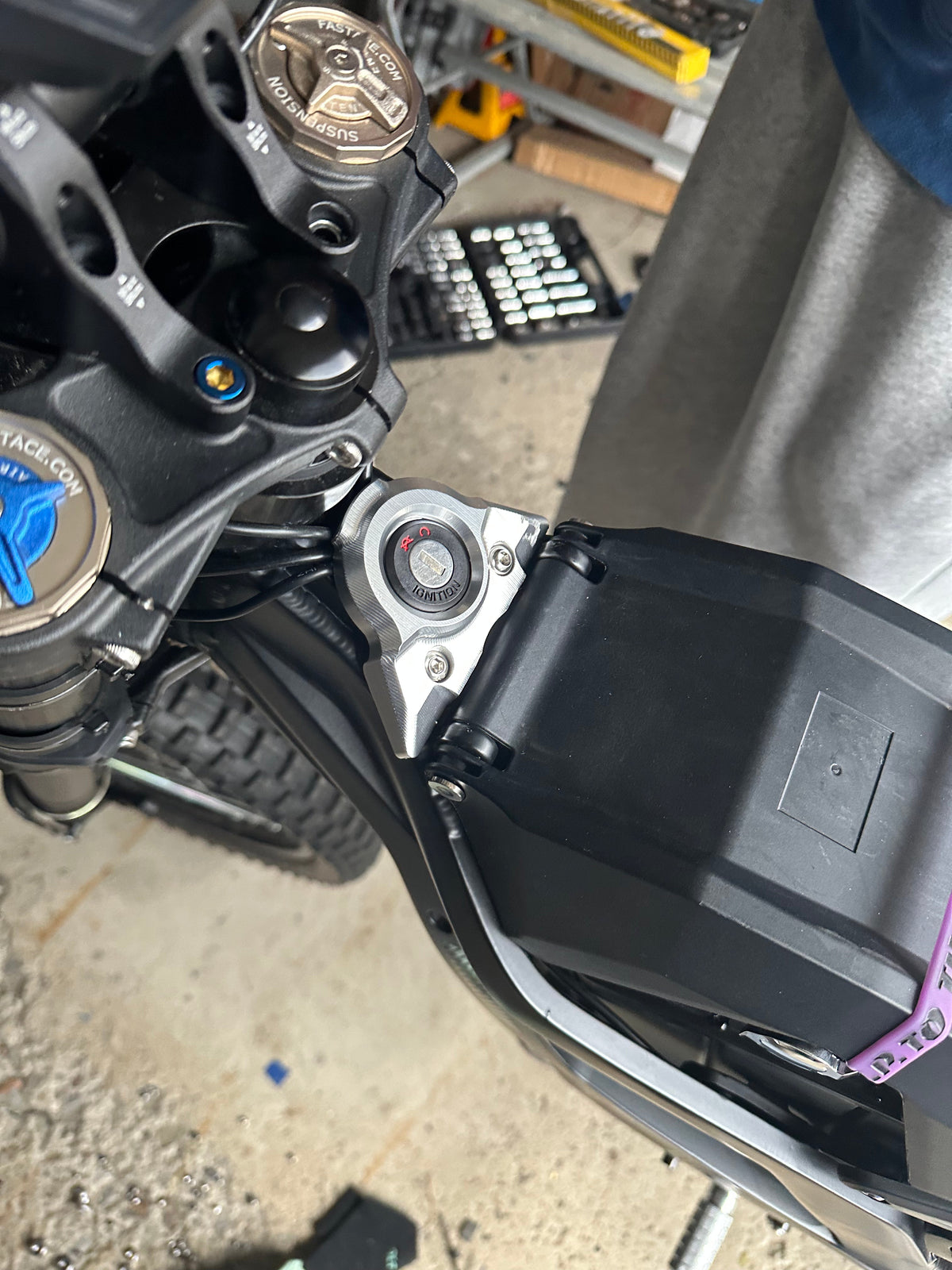 Metal ignition cover for surron lbx/falcon pro