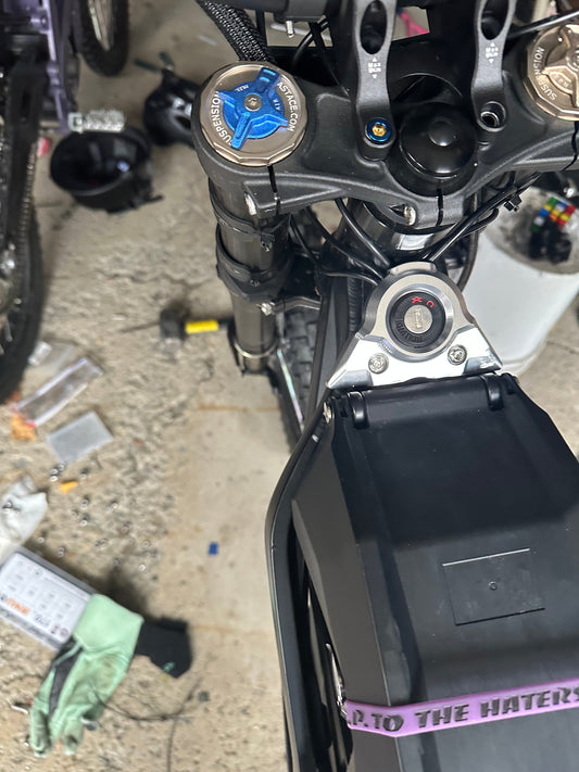 Metal ignition cover for surron lbx/falcon pro