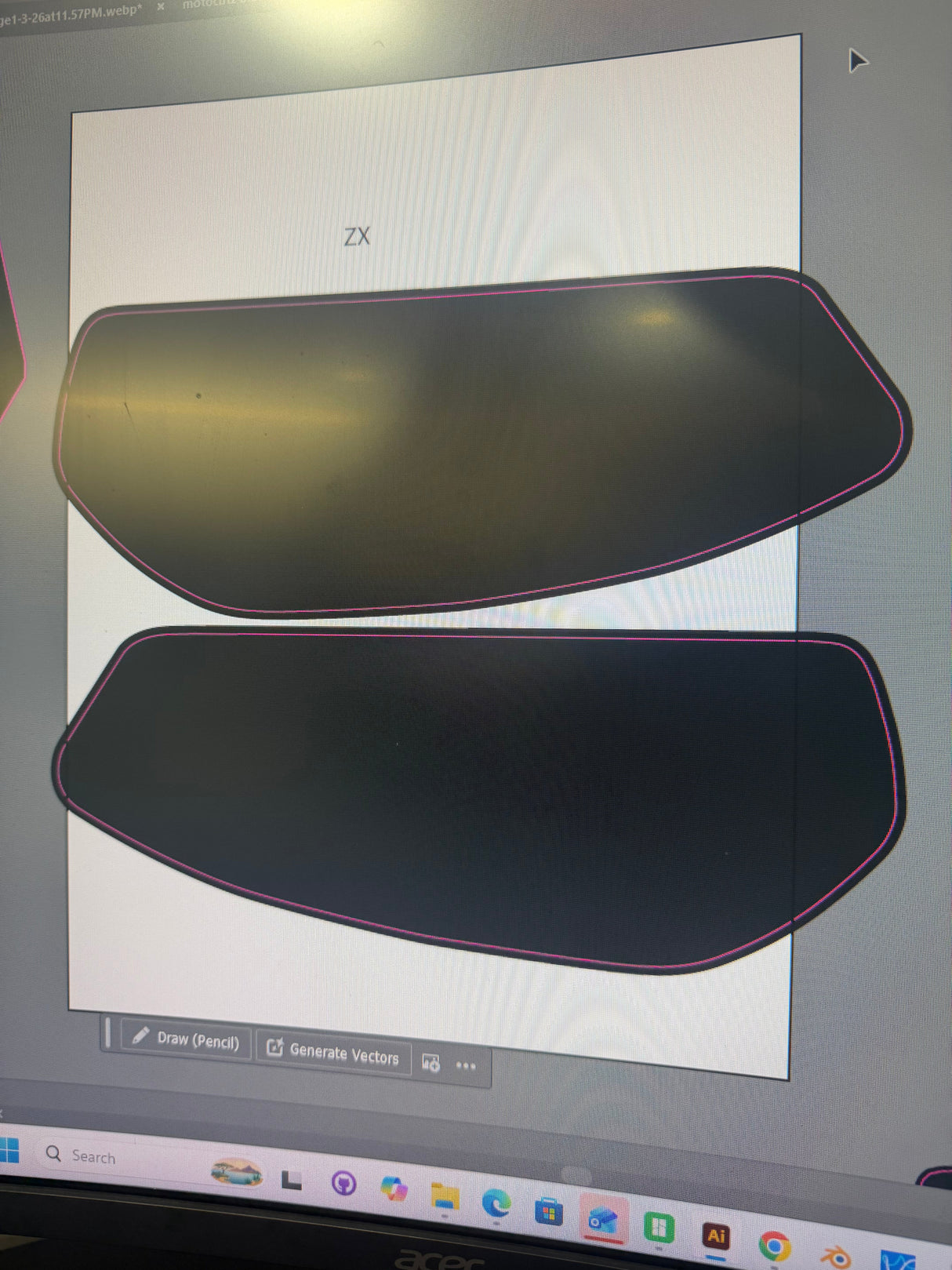 Super 73 ZX battery decal
