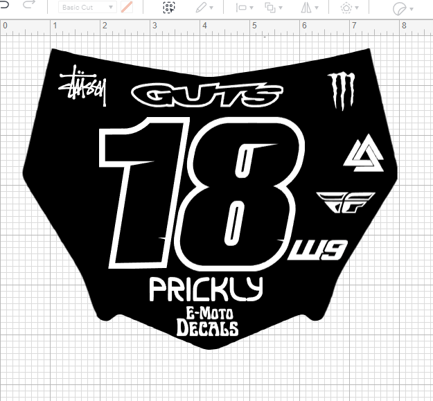 Custom Motocutz Decal