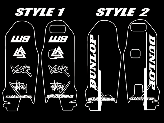 Ultra bee fork guard decals