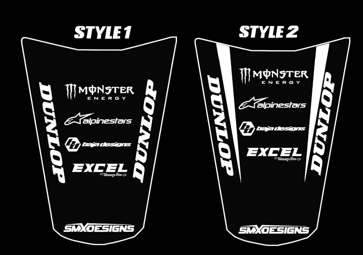 Eride Pro Rear fender Sticker