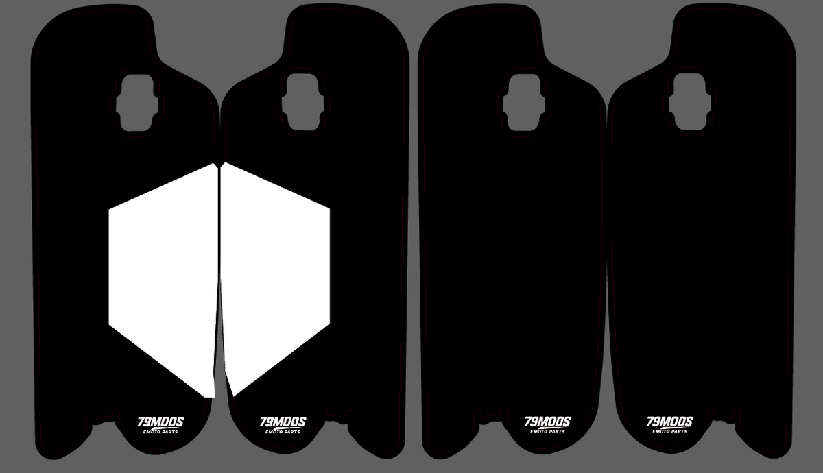 79 Bike Fork Guard Decals