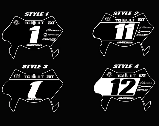 Ultra bee Plate decal